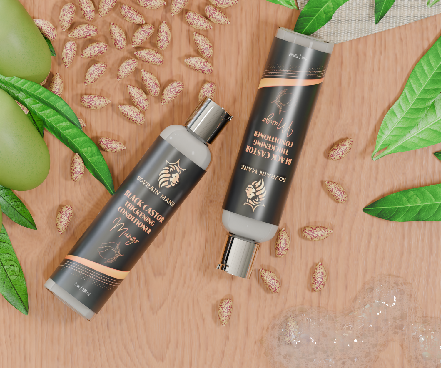 Black Castor Thickening Conditioner - Mango
